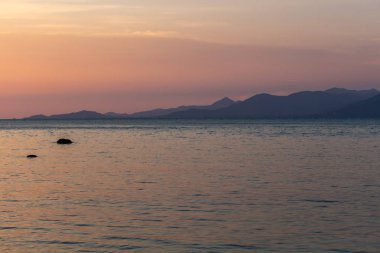 Koh Phangan günbatımı Tayland