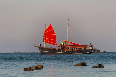 Korsan turistik tekne Koh Samui Tayland