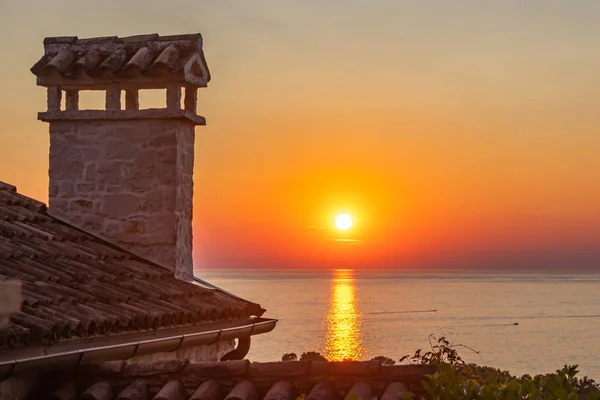 Vrsar Ístria Mar Adriático Croácia — Fotografia de Stock