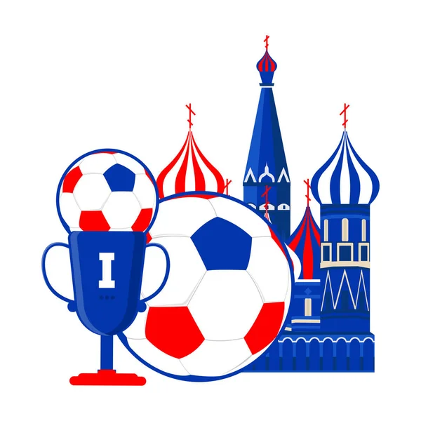 Coppa del mondo di calcio — Vettoriale Stock