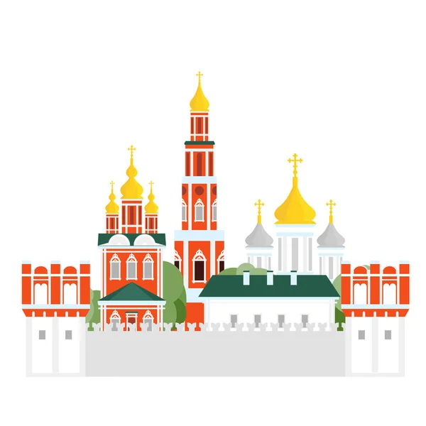 Vue de Moscou — Image vectorielle