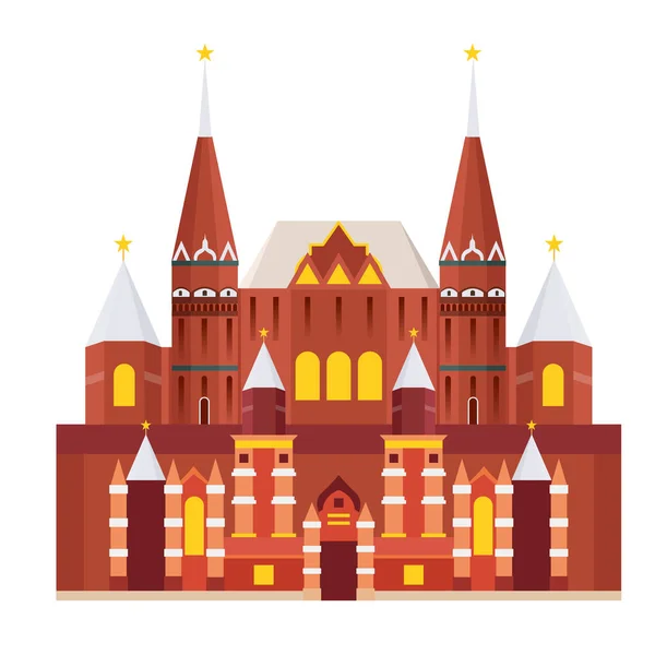 Vista de Moscú — Archivo Imágenes Vectoriales