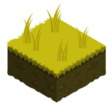 Isometric Toprak Katmanları