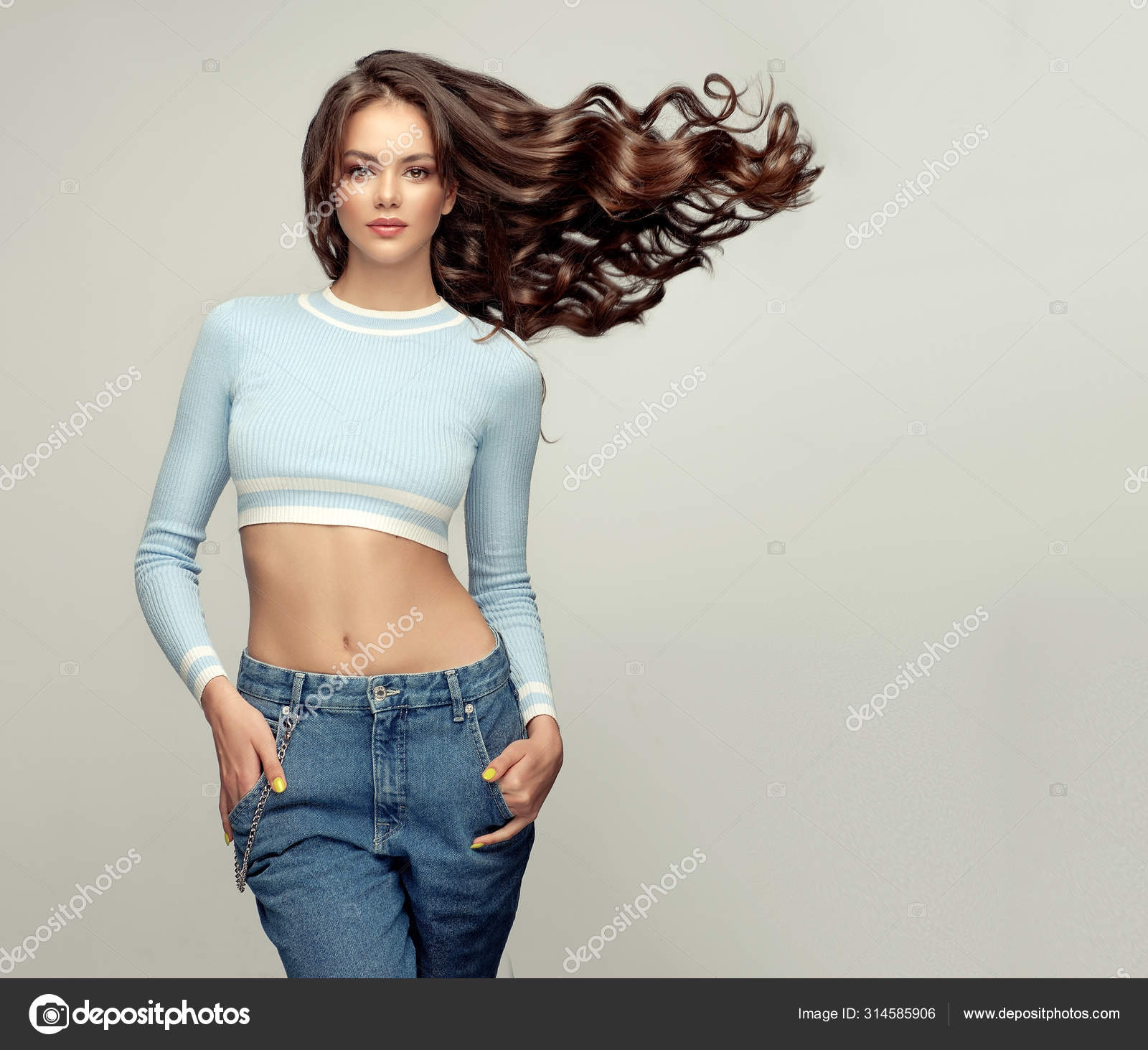 8 Types Of Cute And Easy Hair Styles For Jeans And Top With Long Hairs |...  | Hair styles, Long hair styles, Easy hairstyles