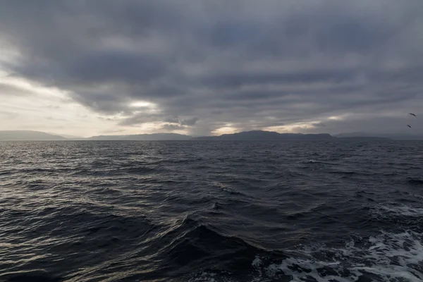 Blick Auf Die Küste Der Barentssee Teriberka Murmansk Region Russland lizenzfreie Stockfotos