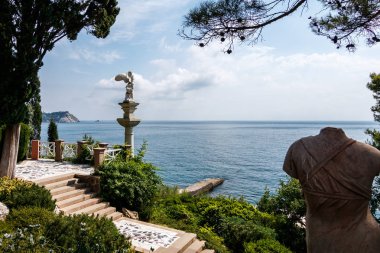 Siyah deniz parkı Ayvazovski, Kırım'da, Ağustos 2018 görünümü