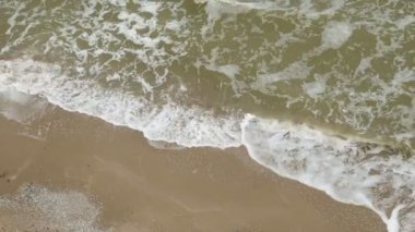 Deniz plaj pastoral tropikal turkuaz Karayip Denizi ile plaj beyaz kum kıyı