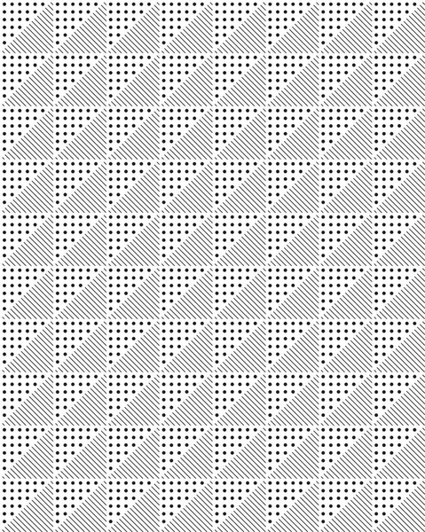 Driehoek Vierkant Geometrische Abstracte Naadloze Patroon Sieraad Textuur Mozaïek Achtergrond — Stockvector