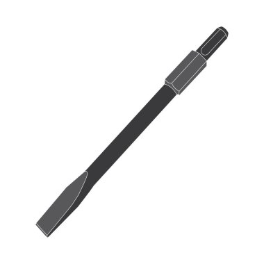 beton keski simgesi vektör illüstrasyon tasarımı