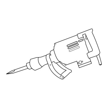 somut ezme makinesi vektör çizimi tasarımı