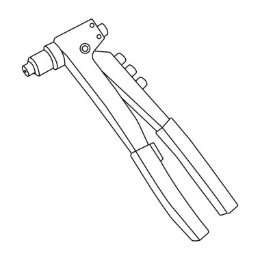 Perçin pense ikon vektör illüstrasyon tasarımı