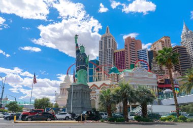 Las Vegas, Nevada - 28 Mayıs 2018: New York-New York otel ve Casino, Las Vegas soymak içinde cennet, Nevada, Amerika Birleşik Devletleri