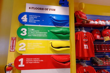 Las Vegas, Nevada - 28 Mayıs 2018: Las Vegas Las Vegas M ve M'ın dünya