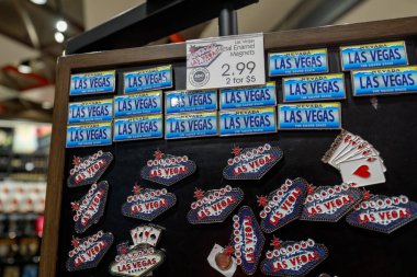 Las Vegas, Nevada - 27 Mayıs 2018: Las Vegas Hatıra Eşyası üstünde göstermek Hediyelik eşya