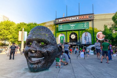 Portland, Oregon - 6 Haziran 2018: Portland Timbers vs San Jose depremler, US Open Kupası, Portland Providence Park'ta düzenlenen