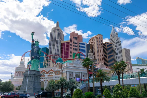 Las Vegas, Nevada - 28 Mayıs 2018: New York-New York otel ve Casino, Las Vegas soymak içinde cennet, Nevada, Amerika Birleşik Devletleri