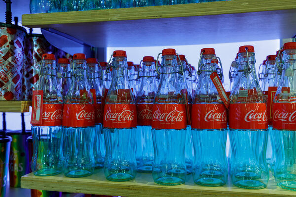 Лас-Вегас, Невада - 28 мая 2018 года: Coca-Cola Store в Лас-Вегасе стрип
