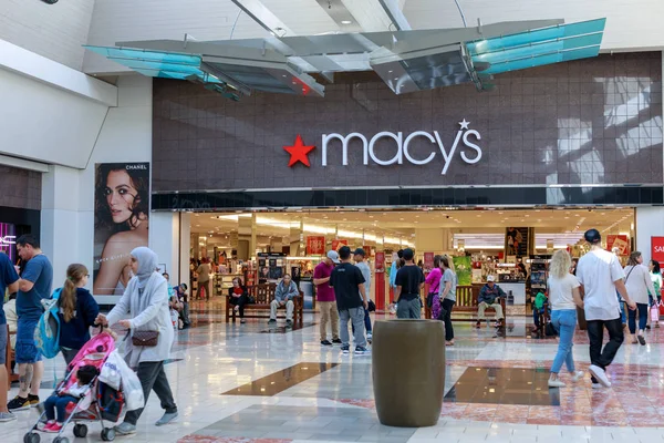 Πόρτλαντ Όρεγκον Μαΐου 2018 Πολυκατάστημα Macy Στο Washington Square Εμπορικό — Φωτογραφία Αρχείου