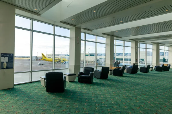 Портленд Штат Орегон Мая 2018 Года Вид Изнутри Международного Аэропорта — стоковое фото
