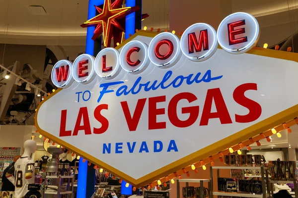 Las Vegas Nevada May 2018 Welcome Las Vegas Gift Shop — Stock Photo, Image