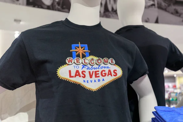 Las Vegas Nevada Mayo 2018 Camiseta Las Vegas Tienda Souvenirs —  Fotos de Stock