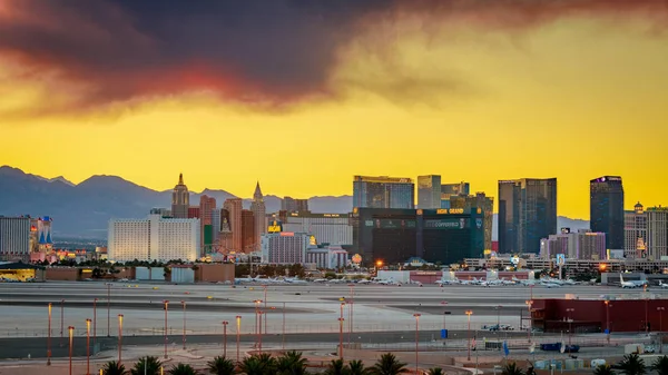 Las Vegas Nevada Maio 2018 Vista Panorâmica Pôr Sol Famosa — Fotografia de Stock