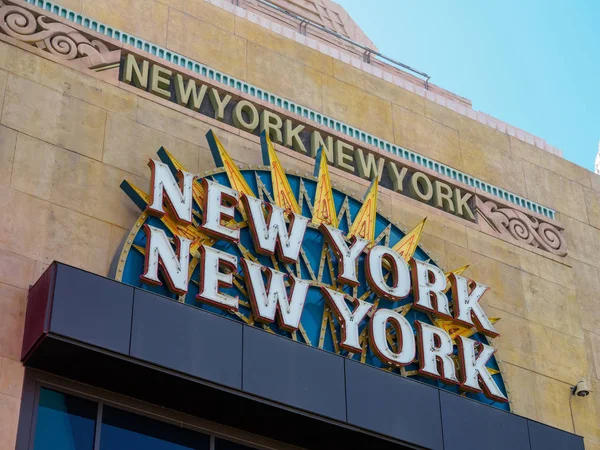 Las Vegas Nevada Mayo 2018 Casino Hotelero Nueva York Nueva — Foto de Stock