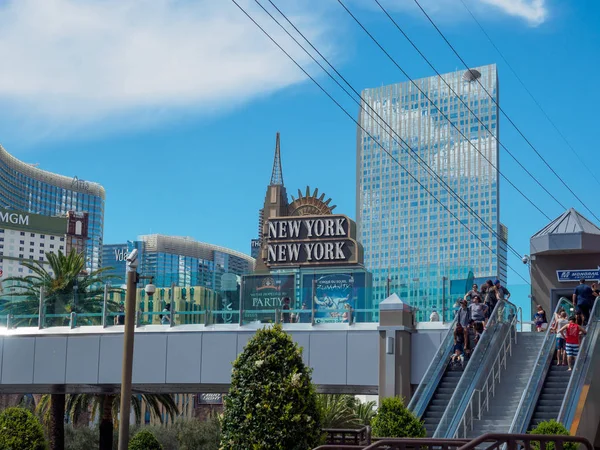 Las Vegas Nevada Mayo 2018 Casino Hotelero Nueva York Nueva — Foto de Stock