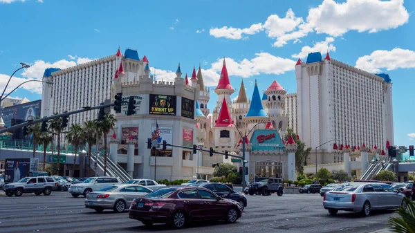 Las Vegas Nevada Maio 2018 Excalibur Hotel Casino Dos Muitos — Fotografia de Stock