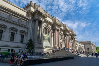 New York, Amerika Birleşik Devletleri - 12 Mayıs 2018: New York City'de bulunan sanat Metropolitan Müzesi olan Amerika Birleşik Devletleri ve dünyanın en büyük on biri en büyük Sanat Müzesi.