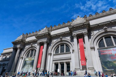 New York, Amerika Birleşik Devletleri - 12 Mayıs 2018: New York City'de bulunan sanat Metropolitan Müzesi olan Amerika Birleşik Devletleri ve dünyanın en büyük on biri en büyük Sanat Müzesi.