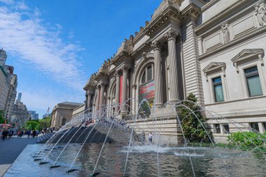 New York, Amerika Birleşik Devletleri - 12 Mayıs 2018: New York City'de bulunan sanat Metropolitan Müzesi olan Amerika Birleşik Devletleri ve dünyanın en büyük on biri en büyük Sanat Müzesi.