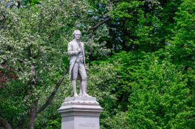 New York, ABD - 8 Mayıs 2018: Sahne, Central Park, bahar NYC