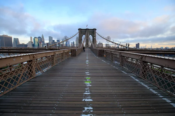 Manhattan New York City May 2018 Brooklyn Bridge New York — Stock Photo, Image