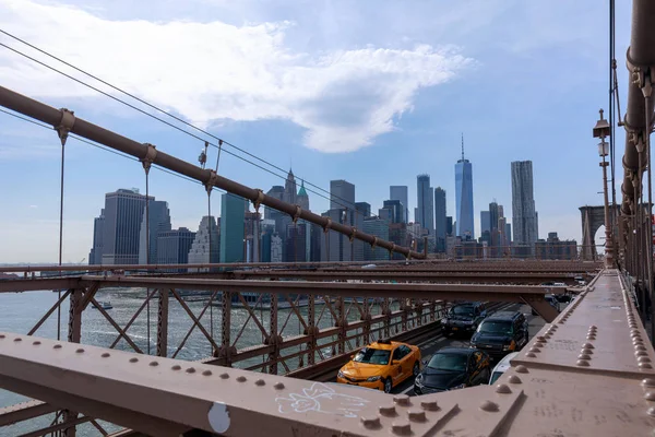 Manhattan New York City May 2018 Brooklyn Bridge New York — Stock Photo, Image