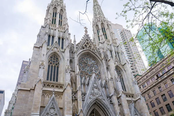 Nowy Jork Usa Maja 2018 Patrick Cathedral New York City — Zdjęcie stockowe