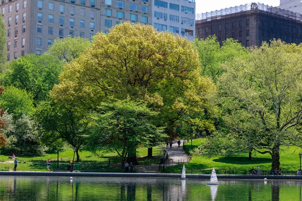 New York Usa Mai 2018 Landschaft Des Central Parks Frühling — Stockfoto