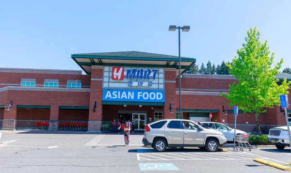 Portland Oregon Mayo 2018 Vista Exterior Mart Comida Asiática Tienda — Foto de Stock