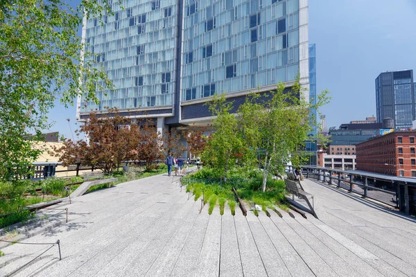 Manhattan New York City Mai 2018 Kulisse Der High Line — Stockfoto