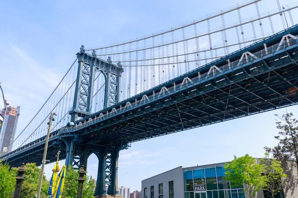 Manhattan New York City Mei 2018 Zijaanzicht Van Structuur Van — Stockfoto