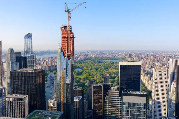 Merkezi New York Abd Mayıs 2018 Park Havadan Görünümü Manhattan — Stok fotoğraf