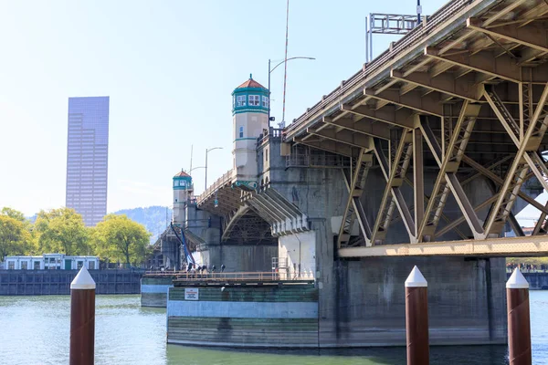 Portland Oregon Amerika Birleşik Devletleri Nisan 2018 Sahne Portland Willamette — Stok fotoğraf