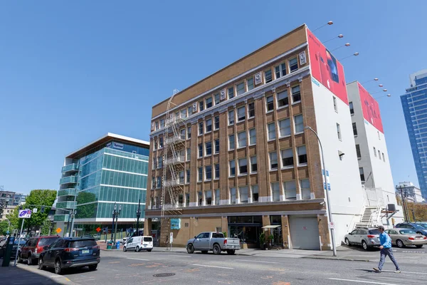 Portland, Oregon, Amerika Birleşik Devletleri - 26 Nisan 2018: Şehir Portland bahar sezonu toplayan