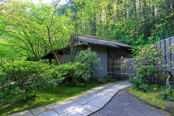 Portland Oregon Usa April 2018 Beautiful Japanese Garden Portland Spring — Stock Photo, Image