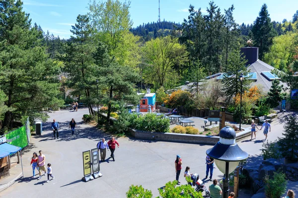 Portland Oregon Abril 2018 Paisaje Del Zoológico Oregon Que Encuentra —  Fotos de Stock