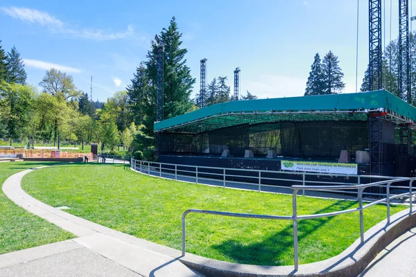 Portland Oregon Abril 2018 Paisaje Del Zoológico Oregon Que Encuentra —  Fotos de Stock