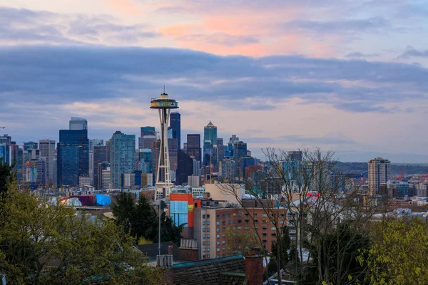 Seattle Washington April 2018 Blick Auf Die Innenstadt Von Seattle — Stockfoto