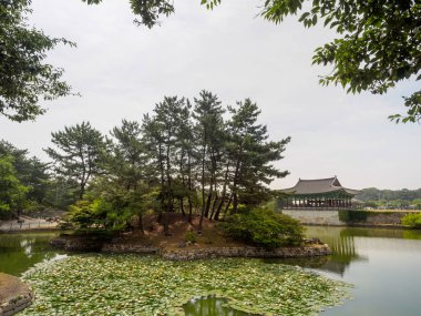 Donggung Sarayı ve Wolji gölet Gyeongju, Güney Kore