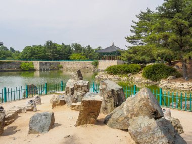 Donggung Sarayı ve Wolji gölet Gyeongju, Güney Kore
