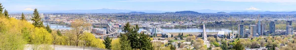 Luchtfoto Uitzicht Van Stad Van Portand Oregon Usa — Stockfoto